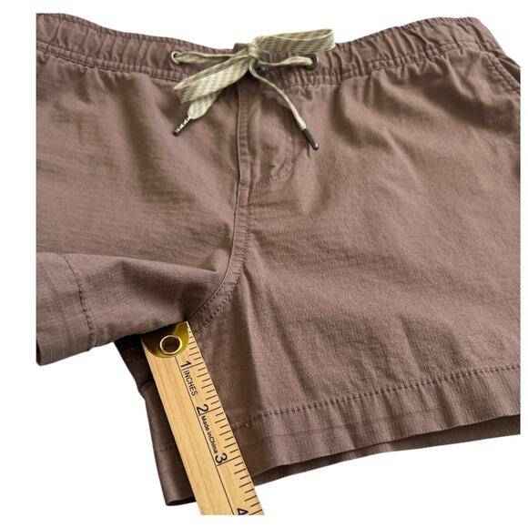 Vuori Ripstop Shorts Womens Medium Mauve Organic Cotton Pockets Outdoors Hiking - Picture 6 of 11